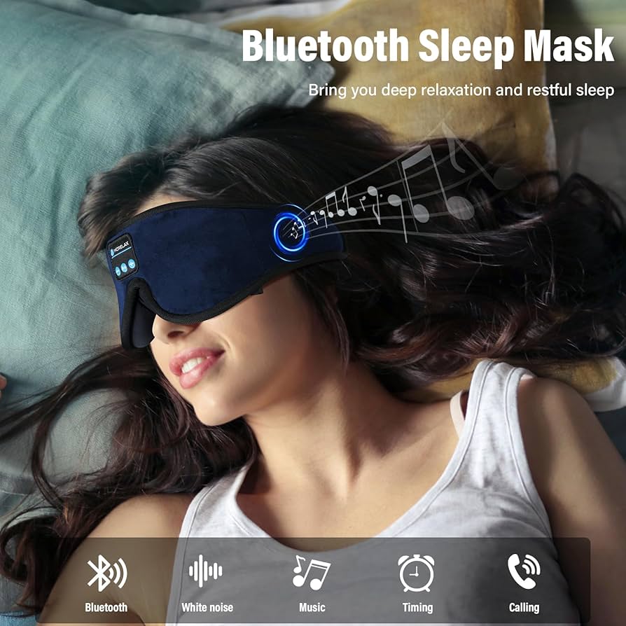 RelaxoMask™ – Bluetooth Sleep Mask